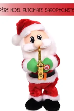 Père Noel Automate Saxophoniste Jusqu'à Épuisement Des Stocks