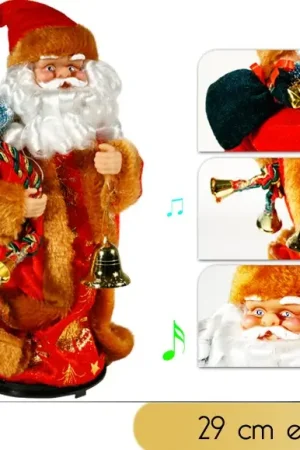 Père Noel Automate avec Cloche Offre Du Jour