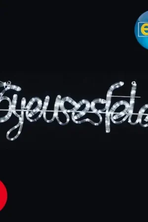 Promotion Joyeuse fetes lumineux 96 LED Blanc