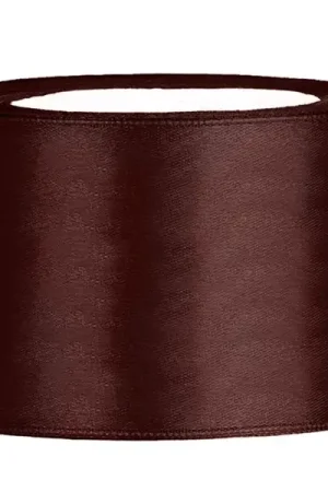 Ruban satin 50mm Chocolat x 25 mètres Affaire À Saisir