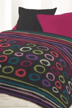 Offre Exclusive Couette imprimée de couleur 220x240cm Aya