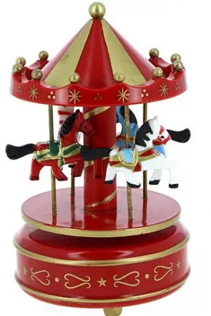 Acheter Direct Carrousel musical avec chevaux