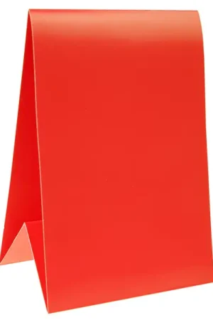 Marque table mariage en carton Rouge x 6 pièces Marque