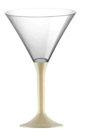 Verre à cocktail en plastique Ecru x 20 pièces Offre Du Jour