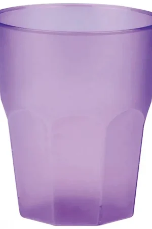 Nouvel Arrivage Verre cocktail plastique Parme Transparent x 20 pièces