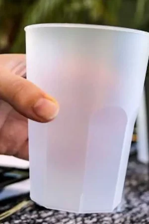 Produit De Marque Verre cocktail plastique givré Transparent x 20 pièces