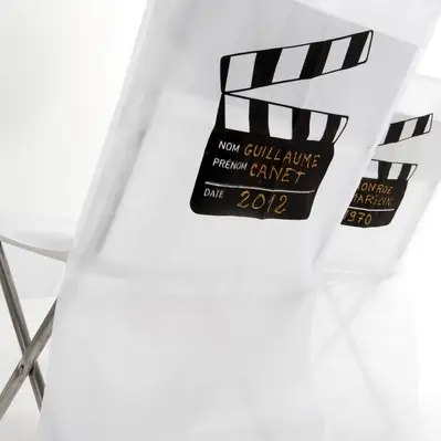 Prix Choc Housse de chaise mariage cinema x 10 pièces