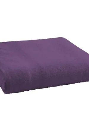 Drap de bain Violet 70x130cm 100% coton Petit Prix