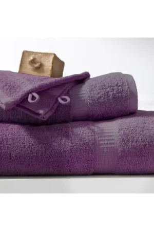 Acheter En Ligne Maxi drap de bain Violet 90x150cm