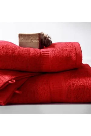 Livraison Express Maxi drap de bain Rouge TODAY 90x150cm