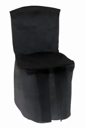 Meilleur Prix Housse de chaise integrale jetable Noirx 5 pièces