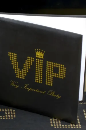 Bon Marché Livre d'or original VIP Noir