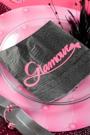 Promotion Serviette de table en papier Glamour x 20 pièces
