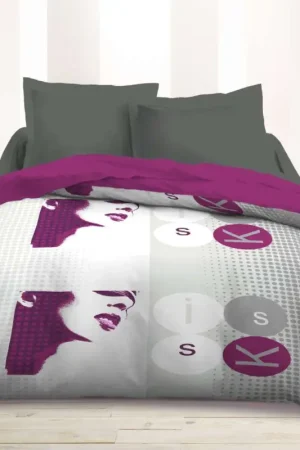Parure housse couette pas cher TODAY 220x240 Kiss Livraison Express