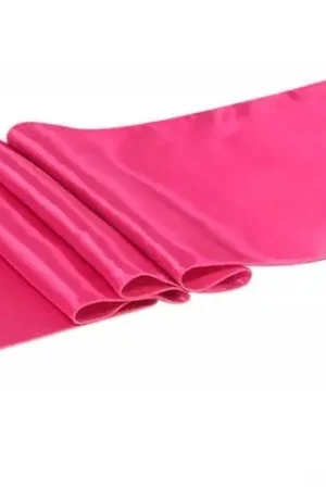 Offre Spéciale Chemin de table mariage en satin Fuchsia 36cm x 9 mètres