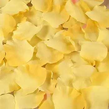 Petale de rose mariage Jaune x 500 pièces Meilleur Prix