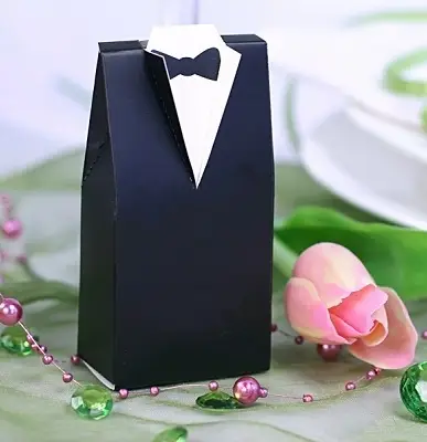 Quantité Limitée Boite a dragées mariage Costume Homme x 10 pièces