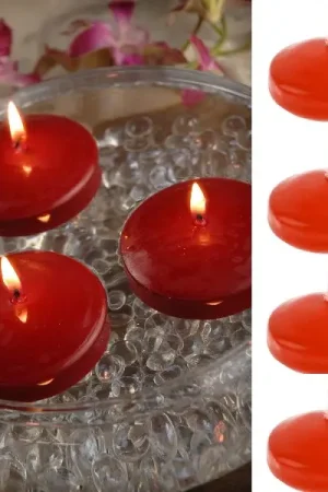 Bougie flottante Rouge x 6 pièces Quantité Limitée