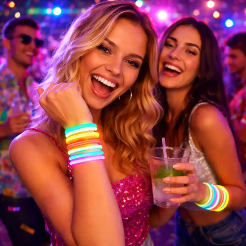 Meilleure Vente Bracelet lumineux fluo Multicolore x 50 pièces
