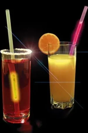 Prix Promo Paille lumineuse fluorescente x 6 pièces