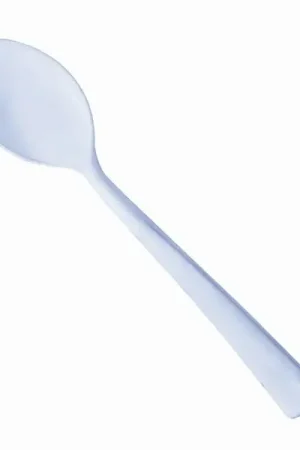 Mini cuillere plastique Blanc x 50 pièces Commande En Gros
