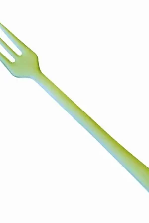 Dernière Chance Mini Fourchette en plastique Vert anis x 50 pièces