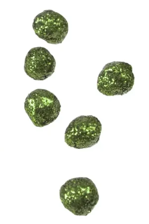 Petite Boule Pailletée Vert anis x 160 pièces Top Vente