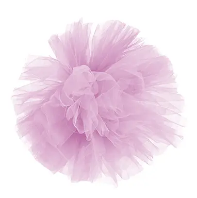 Boule pompon de tulle Rose 30cm Bon Marché