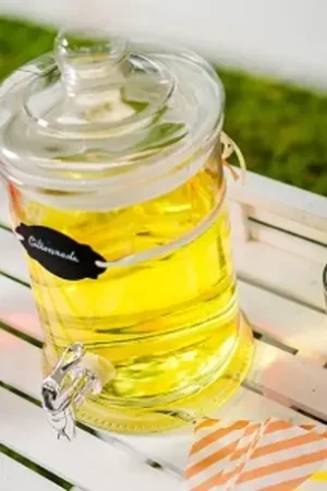 Limonadier en verre mariage 5 Litres Petit Prix