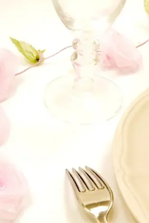 Meilleur Prix Guirlande de rose en Organza Rose