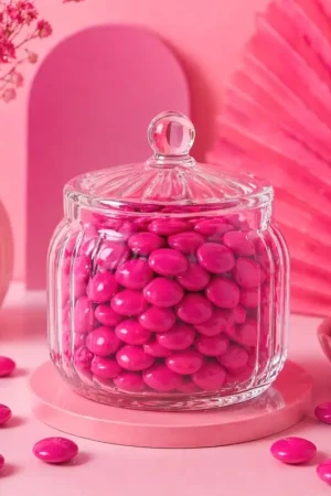 Dragees au chocolat confetti Fuchsia Livraison Express