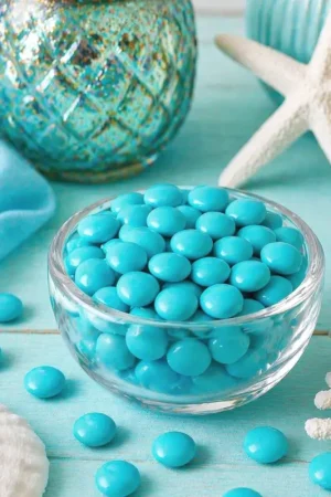 Dragees au chocolat confetti Turquoise Livraison Express