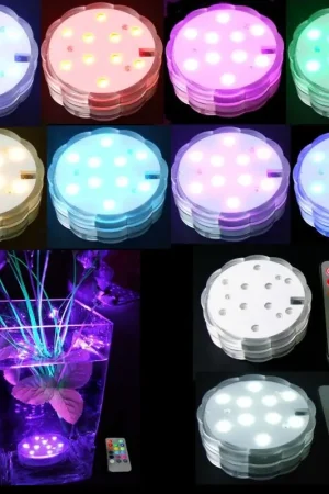 Authentique Bougie led submersible pas cher Multicolore