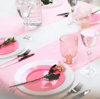 Offre Limitée Assiette en plastique ronde réutilisable Blanche x 6 pièces