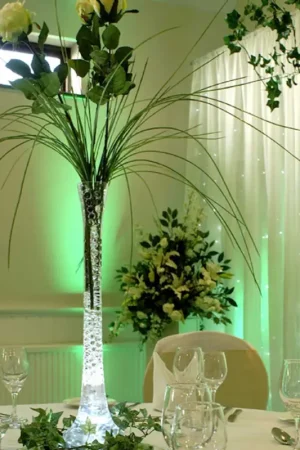 Certifié Vase soliflore mariage 60cm