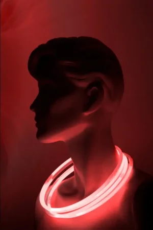 Seulement Aujourd'hui Collier lumineux fluo Rouge
