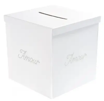Urne mariage strass amour Authentique