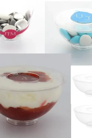 Achat Immédiat Verrine coupelle en plastique désign x 10 pièces