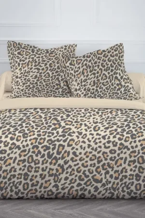 Parure housse de couette Safari Kiara 220x240cm Réduction