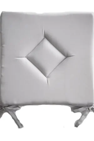 Prix Promo Galette de chaise Gris clair carrée 40x40 cm