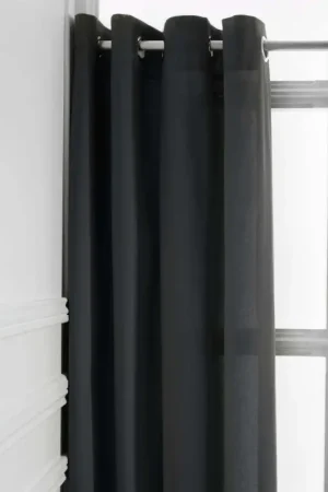 Solde Rideau a Oeillet Today Gris foncé 140x260cm
