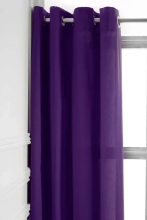 Rideau a Oeillets Violet pas cher 140x260 Seulement Aujourd'hui