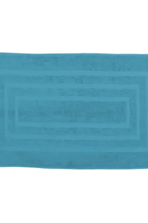 Tapis de bain pas cher Turquoise 50x85cm Authentique