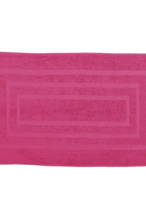 Tapis de bain pas cher Fuchsia 50x85cm Affaire À Saisir