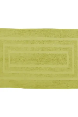 Soldes Tapis de bain pas cher Vert anis 50x85cm