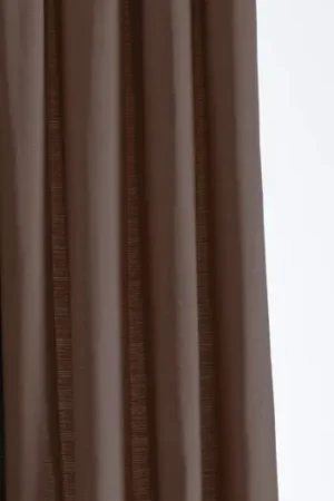 Rideau Jacquard Paille de Riz Chocolat Must-Have