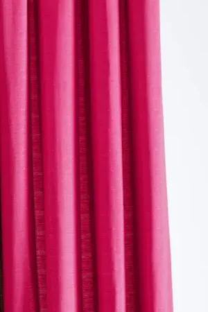 TODAY Rideau Jacquard Paille de Riz Fuchsia Offre Limitée