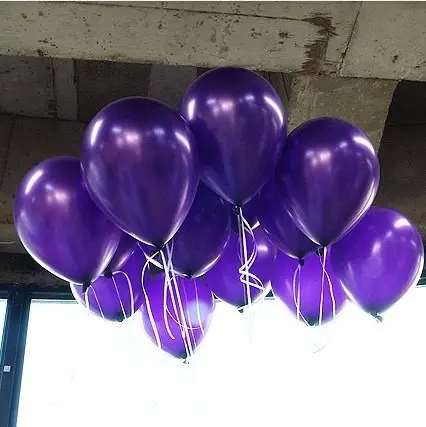 Offre Du Jour Ballon mariage nacre Violet 30cm x 100 pièces