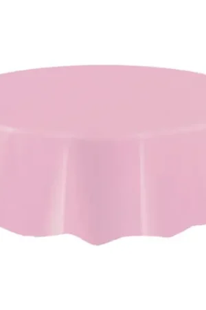 Acheter En Ligne Nappe en plastique ronde Rose 210cm