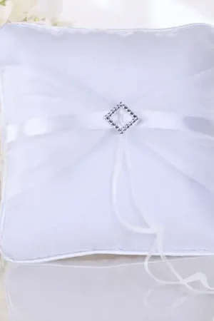 Meilleure Vente Coussin porte alliance avec Diamant Strass